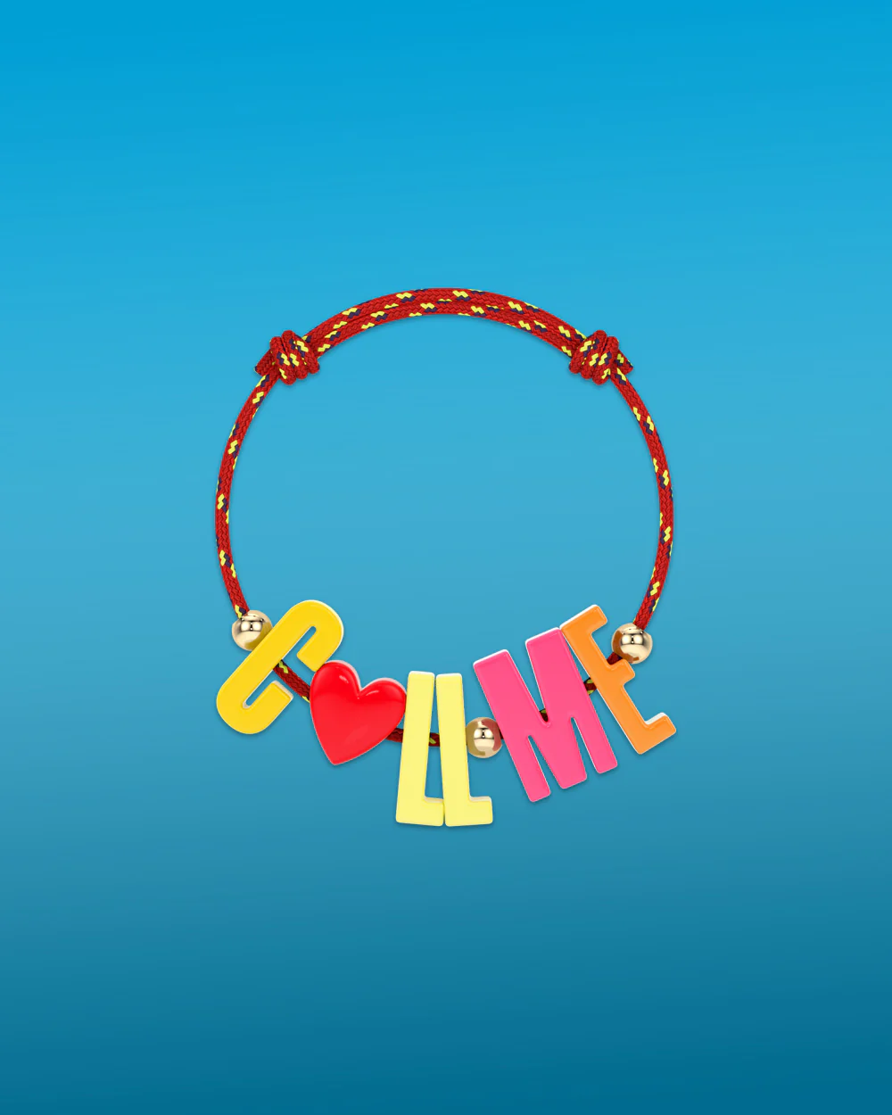 'Call Me' Cord Bracelet