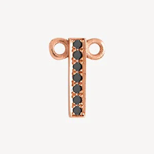 Rose Gold, Black Diamond Letter - Image 39