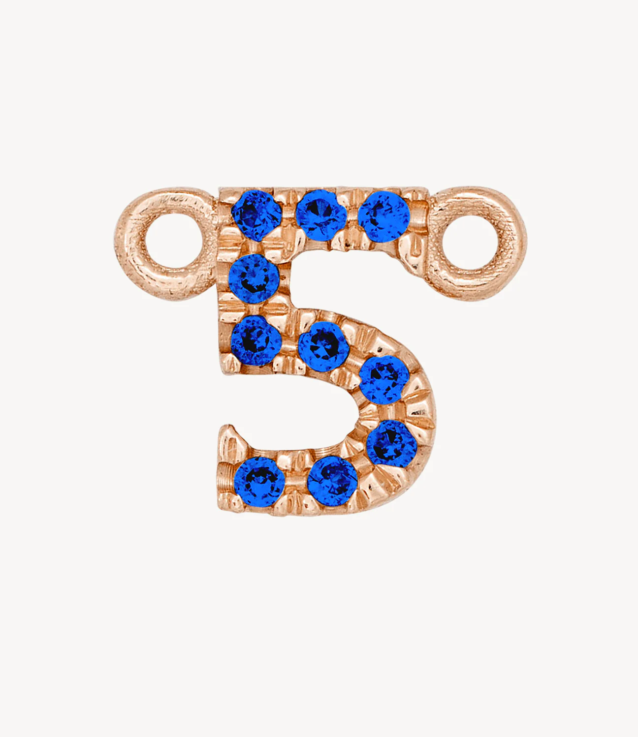 Rose Gold, Blue Sapphire Number