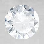 White Gold, White Diamond Charm - Image 2